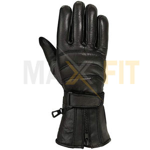 Gants de moto en cuir de chèvre pour hommes, protection complète des doigts, résistant aux chocs, de haute qualité, à la mode - Product Image 3