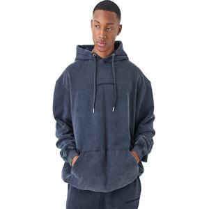 Sweat-shirt à Capuche Gsm pour l'Hiver, Survêtement d'Hiver à Lavage à l'Acide et à la Pierre, Survêtement Surdimensionné à Capuche de Grande Taille, Unisexe - Product Image 5