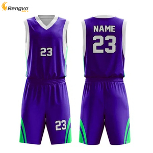 Kit de baloncesto para hombre, camisetas de manga corta de talla grande y chaleco de entrenamiento con pantalones cortos para juegos y equipos de adultos - Product Image 1