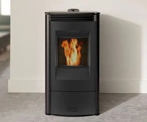 Poêle à bois au design moderne avec four, poêle à granulés en fonte, combustible pour le chauffage, à vendre - Product Image 6