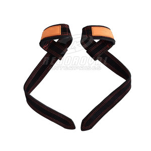 Sangles de levage en cuir Soutien d'haltérophilie Sangles de levage Équipement d'entraînement Sangles de levage pour salle de sport - Product Image 1
