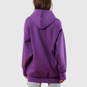 OEM 100% algodón de alta calidad cálido 300GSM polar material pesado bordado sudaderas con capucha de gran tamaño para hombres y mujeres invierno al por mayor - Product Image 2