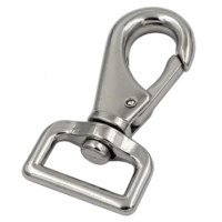 Fermoir mousqueton à gâchette pivotante en métal robuste personnalisé pour sac sangle ceinture porte-clés collier de chien accessoires boucle