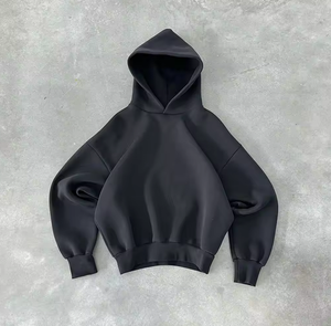 Weight 480gsm <b>Mens</b> Hoodie High Quality Wholesale Hoodie Boxy <b>Grey</b> 100% Cotton Plain Hoodies - Product Image 1
