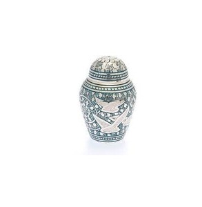 โกศโลหะทำมือสำหรับเผาขี้เถ้าของมนุษย์โกศโลหะตกแต่งแบบกำหนดเอง - Product Image 1