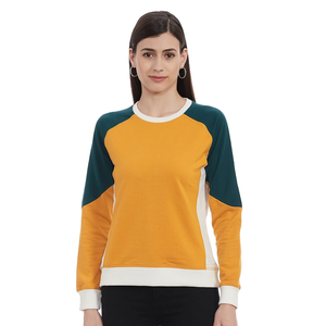 Sudadera de cuello redondo de gran tamaño de Color sólido para mujer, Sudadera de punto de manga larga personalizada al por mayor para invierno, barata - Product Image 4