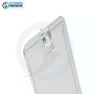 Solo Tapa para Cesta de Esterilización Médica Manual de Acero Inoxidable con Base Plana para una Esterilización y Almacenamiento Seguros de Instrumentos - Product Image 6