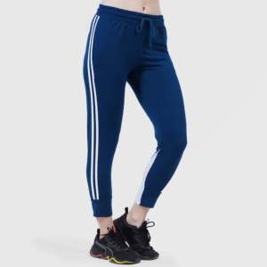 <b>Blue</b> Essential Capri Leggings 4-Way Stretch Nylon/Spandex Breathable Tie Dye Side Stripe Decoration XXS-S Sizes for Fitness Yoga - Product Image 5