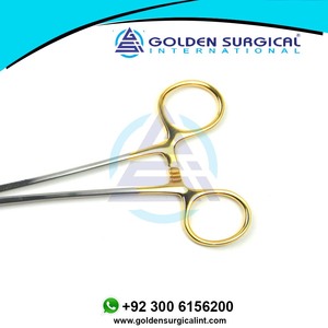 Portaagujas TC Gold Handle Mayo Hegar | Portaagujas Mordazas dentadas Portaagujas insertado de carburo de tungsteno Proveedores - Product Image 4