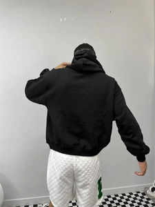 Oem meilleure vente en gros sweats à capuche personnalisés sweats à capuche vintage pour femmes sweats à capuche en éponge française - Product Image 2