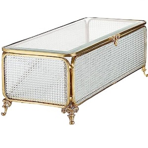 Personnalisation chaude métal rond bijoux boîte de rangement avec émaillé adulte filles collier boucle d'oreille maquillage Kit stockage souvenir boîte - Product Image 6