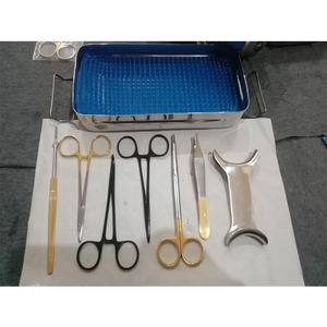 Ensemble de 11 pièces Kit de blepharoplastie manuel en acier inoxydable Chirurgie plastique Instruments de haute qualité Kit CE - Product Image 3