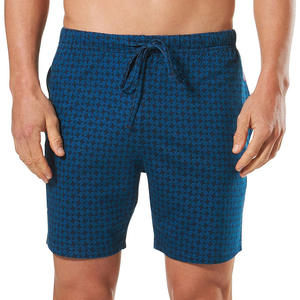 กางเกงว่ายน้ำชายหาดขาสั้นผู้ชายสไตล์ไฮสตรีทแบบลำลองแห้งเร็วผ้าฝ้ายโพลีเอสเตอร์พิมพ์ลายมีเชือกผูก - Product Image 2