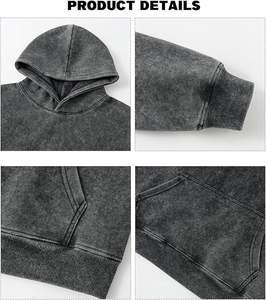 Acid Wash <b>Hoodie</b> Best Quality Customized Acid Wash Drop Shoulder <b>Hoodie</b> Made in Pakistan OEM Manufacture Acid Wash Hoodies - Product Image 5