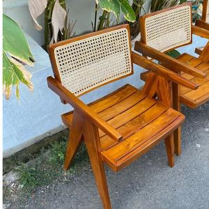 Silla de Madera de Teca para Cafetería o Restaurante, Fabricada en Indonesia, Muebles de Madera Maciza - Product Image 1