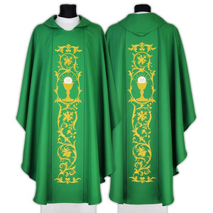 Offre Spéciale bonne qualité prêtre tenue dalmatique vêtement chasuble 2025 sur mesure de haute qualité nouveau Design brodé chasuble - Product Image 2