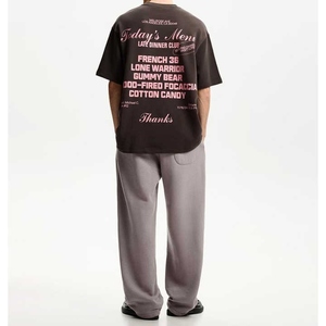 Pantalones de chándal de gran tamaño para hombre, elegante Jogger con diseño de entrenamiento de gimnasio de tres bolsillos, ropa informal de calidad superior, pantalones lavados para hombre - Product Image 2