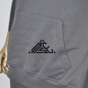 เสื้อฮู้ดซักแบบกรดสไตล์เมืองผ้านุ่มแบบสวมหัวน้ำหนักเบาระบายอากาศได้ดีเป็นมิตรกับสิ่งแวดล้อม - Product Image 5