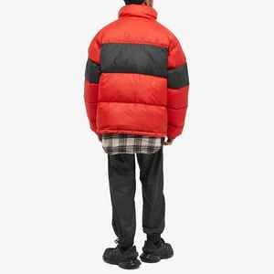 Veste matelassée en denim vintage personnalisée pour hommes Veste d'hiver à capuche matelassée imperméable et respirante Vente en gros Vestes pour hommes OEM - Product Image 6