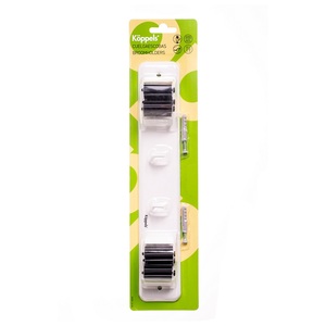 Supporto doppio per scope con viti o adesivo (Kppels E1002B) (Confezione blister) - Product Image 2