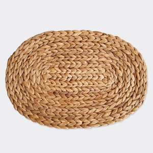 Napperons en jacinthe d'eau en osier de paille naturelle antidérapante fabriqués au Vietnam pour les repas à la maison - Product Image 4