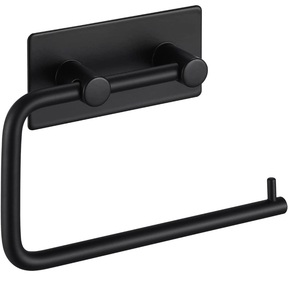 Portarrollos de Papel Higiénico de Pared, Superventas, en Metal con Recubrimiento Negro para Baño y Accesorios de Baño - Product Image 5