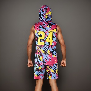 Ensemble d'uniformes 7 sur 7 à coupe régulière, imprimé par sublimation, grande taille, séchage rapide, respirant, vêtements de sport unisexe - Product Image 3