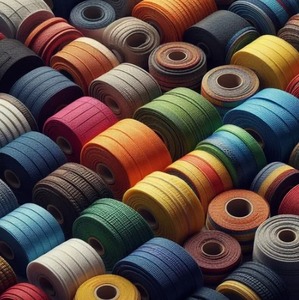 Sangles de sangle tissées en tissu étroit durable les plus vendues solides de Style uni respirant en gros pour les sacs enduisant l'Inde - Product Image 4