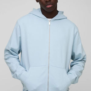 100% algodón 465 GSM chándal de peso pesado para hombres por encargo liso en blanco pantalones de chándal y Sudadera con capucha hombre conjunto de 2 piezas - Product Image 6