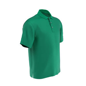 Hombre 100% Algodón Ecológico Manga Corta Casual para Camisetas Polo Logotipo Bordado Impreso Sublimación Patrón Sólido Punto - Product Image 6