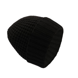 Moda Venta caliente Plain Beanie Winter Knitted Cap Outdoor Warm Beanies cap - Product Image 6