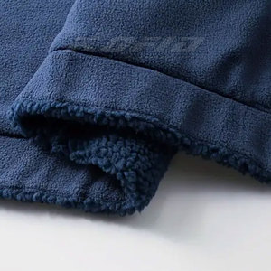 เสื้อแจ็คเก็ตเชอร์ปาบุขนหนานุ่มสำหรับผู้ชาย สวมใส่สบายๆ เหมาะกับกิจกรรมกลางแจ้งในฤดูหนาว เสื้อแจ็คเก็ตเชอร์ปาหนาสำหรับผู้ชาย สไตล์สตรีทแวร์ - Product Image 6