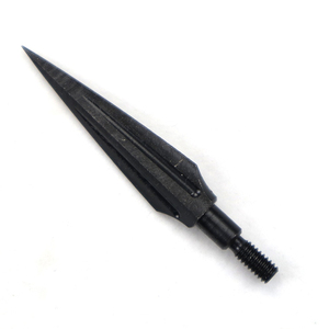 Fer forgé à la main personnalisé en forme de feuille pointe de flèche pointe rustique médiévale Viking accessoires tir à l'arc chasse tête de flèche - Product Image 2