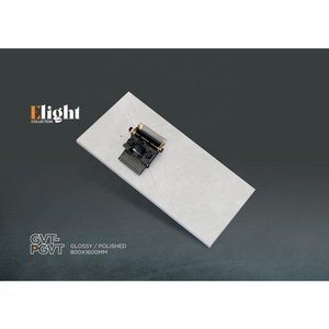 Arbescato Blanc 800x1600mm Carreaux de porcelaine polie pour comptoirs Carreaux d'intérieur en céramique aspect marbre abordables - Product Image 2