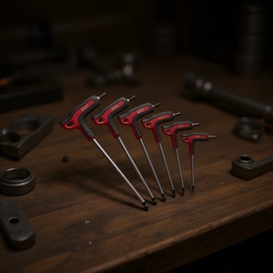 Juego de 6 Llaves Hexagonales con Cabeza Esférica y Mango Bimaterial, Producto USAG - Product Image 3