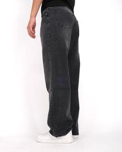 กางเกงยีนส์ทรงหลวมสไตล์สตรีทแวร์ทรงหลวมสีจางคุณภาพพรีเมี่ยมสำหรับ100% ปักและพิมพ์โลโก้ได้ตามต้องการ - Product Image 3