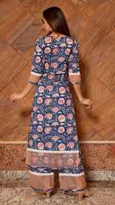 ชุดสูทผ้าฝ้ายแท้สำหรับผู้หญิงชุดสูทผ้าฝ้ายแท้ kurta Palazzo dupatta - Product Image 6