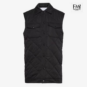 Custom Make Your Own Logo Waterproof Zipper <b>Women</b> Plus Size Puffer <b>Vest</b> With 100% Polyester Material - Product Image 2