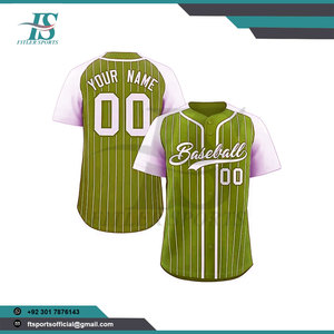 Uniforme Deportivo Personalizado de Béisbol con Franjas Estampadas por Sublimación al por Mayor - Product Image 3