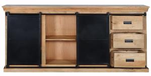 TVC Industrial Modern 200 Mango W Sliding Door Furniture Durable Stylish Storage Solution for Home Hospital Living Room Hotel - Product Image 4