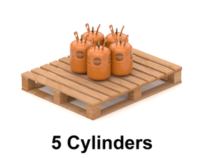 Buy R404A Refrigerant Gas R-404A | Reagent Grade 99.99% Purity (5 Cylinders / 120lb Total) Household <b>Refrigeration</b> Use Wholesale - Product Image 2