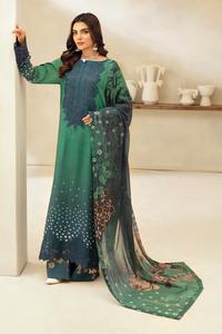 Inde Pakistan Dames Modeste Mode Salwar Kameez Respirant Hiver Viscose/Lénine Tissu Motif Floral Naturel Qualité D'exportation - Product Image 3