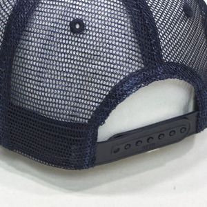 Date haute qualité prix 5 panneau Baseball noir lettre maille camionneur chapeau sur mesure classique casquette de Baseball - Product Image 2