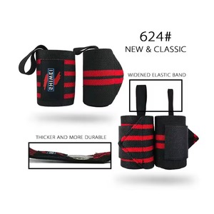 สายรัดข้อมือยืดได้สำหรับเล่นกีฬาที่กำหนดได้เองสายรัดออกกำลังกายลดการบาดสำหรับยกน้ำหนักและฝึก - Product Image 5