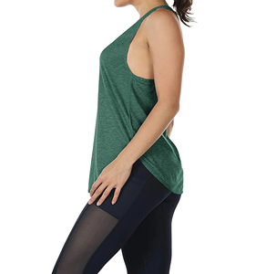 Logo personnalisé femmes débardeurs Fitness été sans manches solide basique entraînement décontracté personnalisé débardeur femmes - Product Image 3