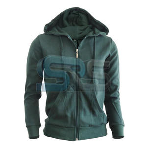 Hot Sale Oversized Cotton Blended <b>Hoodie</b> For <b>Men</b> Basics Zipper Up Streetwear <b>Plain</b> Dyed Custom Logo Wholesale - Product Image 4