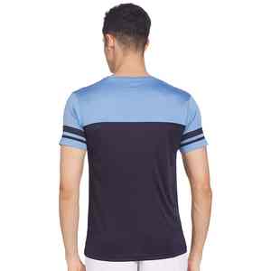 เสื้อยืดกีฬาผ้าแคนวาสคุณภาพสูง ระบายอากาศได้ดี คอกลม ทรงปกติ แห้งเร็ว แฟชั่นสำหรับออกกำลังกาย วิ่ง และเล่นกีฬา สำหรับผู้ชาย - Product Image 2