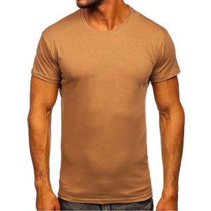 T-shirts en coton pour hommes avec logo personnalisé brodé, style streetwear, col rond, respirant, manches courtes, vêtements d'été, taille unique - Product Image 4
