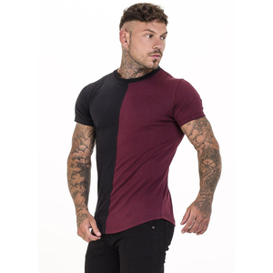 T-shirt pour homme grande taille de haute qualité à bas prix avec impression numérique et logo personnalisé - Product Image 4