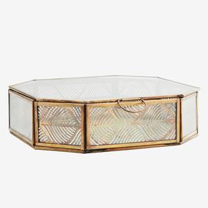 Admirable Design Brass and Acrylic <b>Box</b> Jewelry Customized Acrylic and Golden Brass Storage Jewelry <b>Box</b> at <b>Cheap</b> Price - Product Image 1